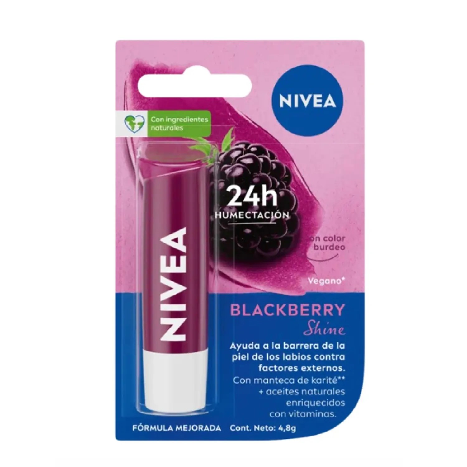 BALSAMO LABIAL NIVEA CHERRY SHINE - 1