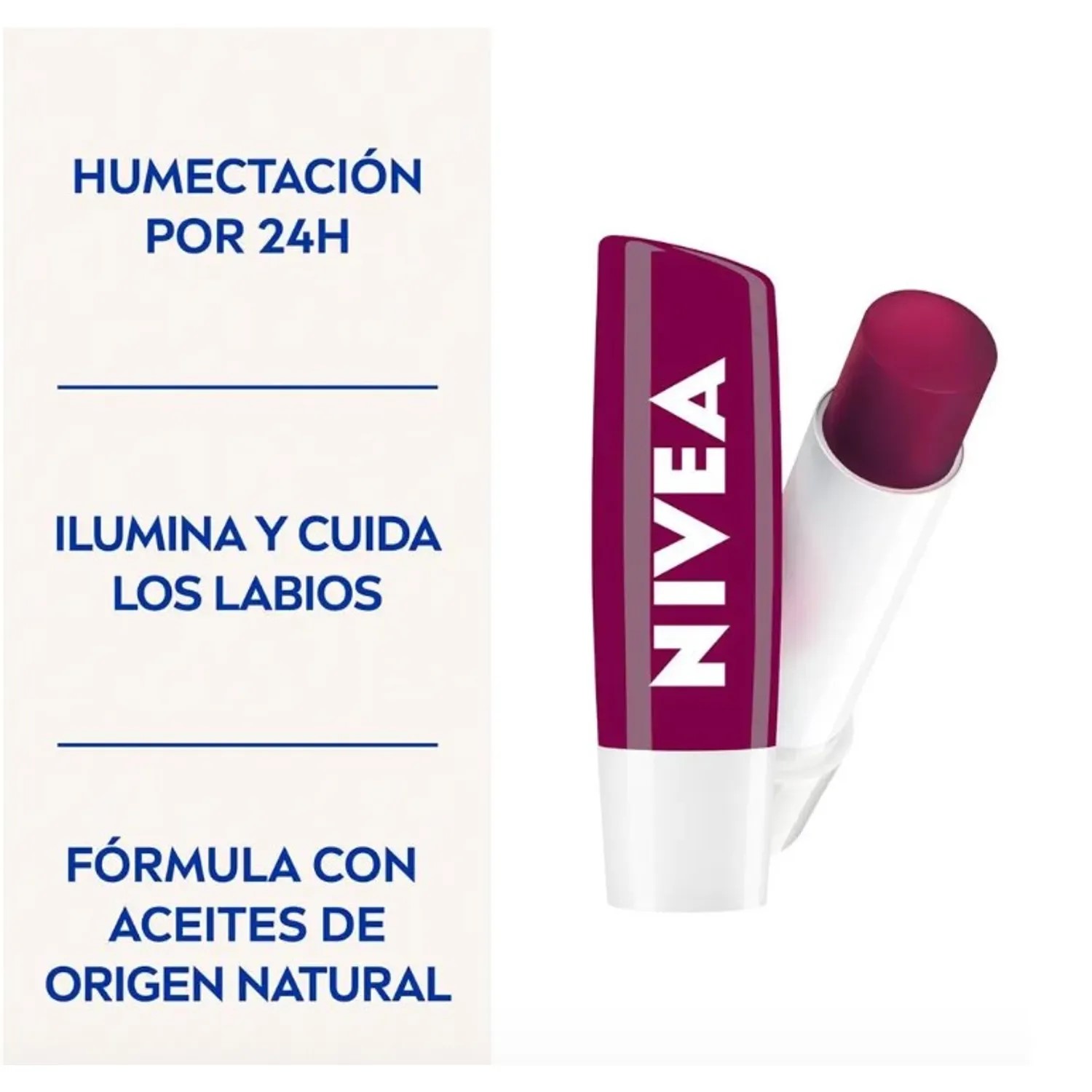 BALSAMO LABIAL NIVEA CHERRY SHINE - 3