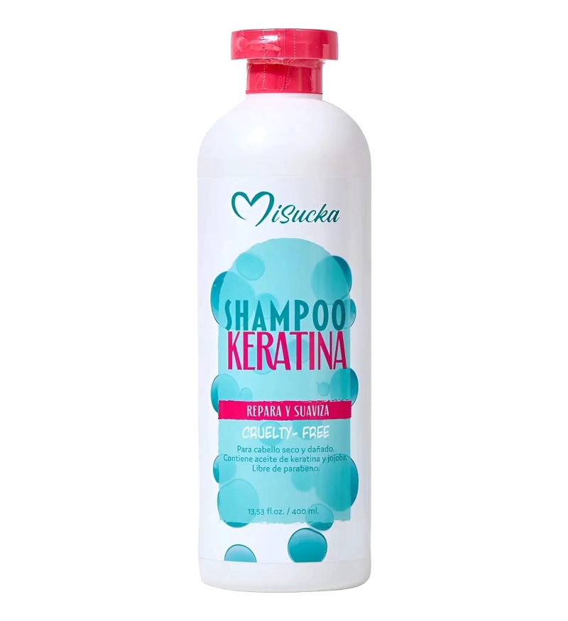 SHAMPOO MISUCKA KERATINA 400ML CRUELTYFREE LIBRE DE PARABENO - 1