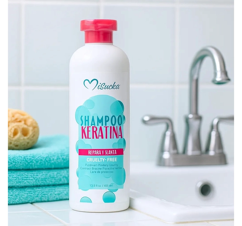 SHAMPOO MISUCKA KERATINA 400ML CRUELTYFREE LIBRE DE PARABENO - 4