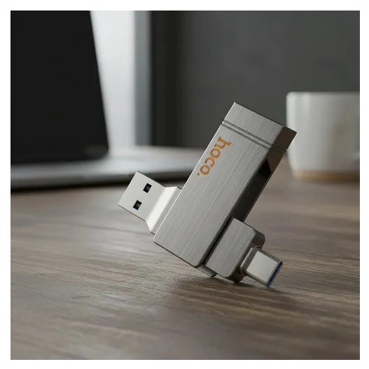 PENDRIVE USB 64GB 3.0 HOCO USB A C - 3