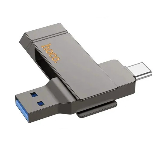 PENDRIVE DUAL TIPO C USB 3.2 HOCO UD15 128 GB METAL - 1