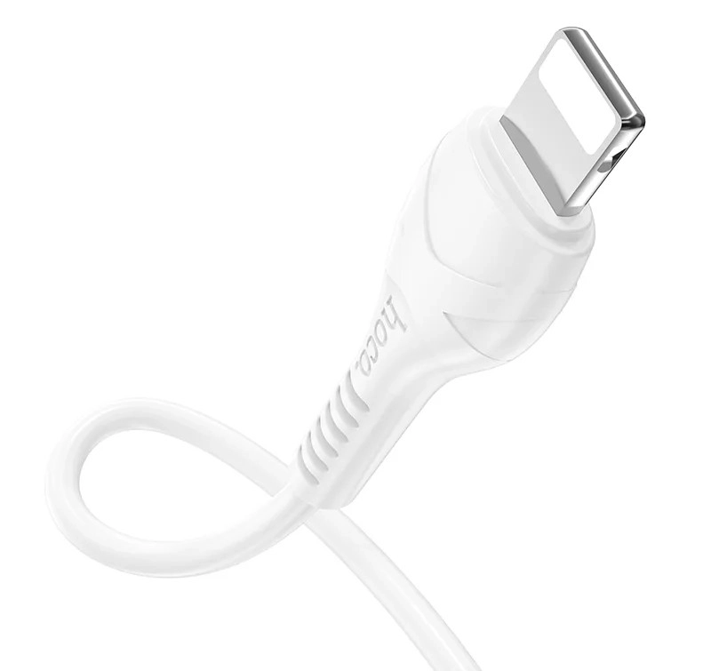 CABLE C A LIGHTNING HOCO X37 1M BLANCO - 3