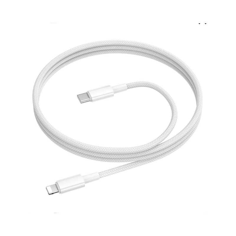 BOROFONE CABLE C A LIGHTNING BOROFONE BX117 1M BLANCO