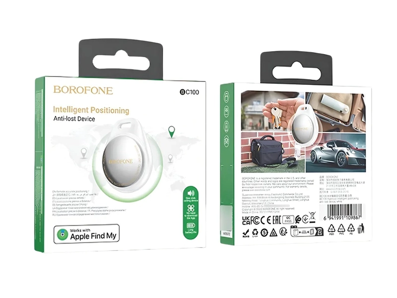 DISPOSITIVO INTELIGENTE ANTI PE RDIDA BOROFONE POD BC100 GPS COLOR BLANCO - 7