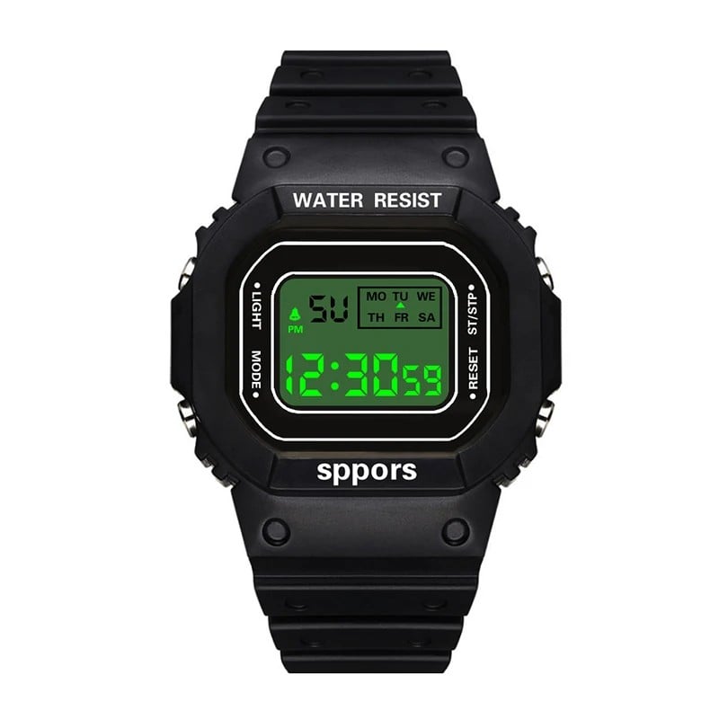 RELOJ PULSERA DIGITAL DEPORTIVO GENE RICO UNISEX - 1