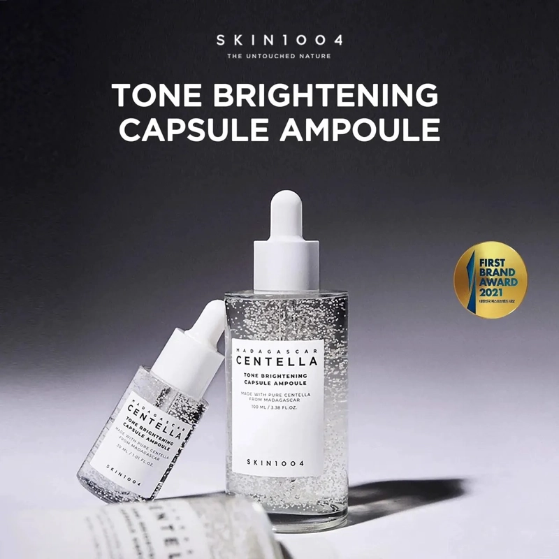 SKIN1004 CENTELLA TONE BRIGHTENING AMPOULE ANTIMANCHAS 30ML - 4