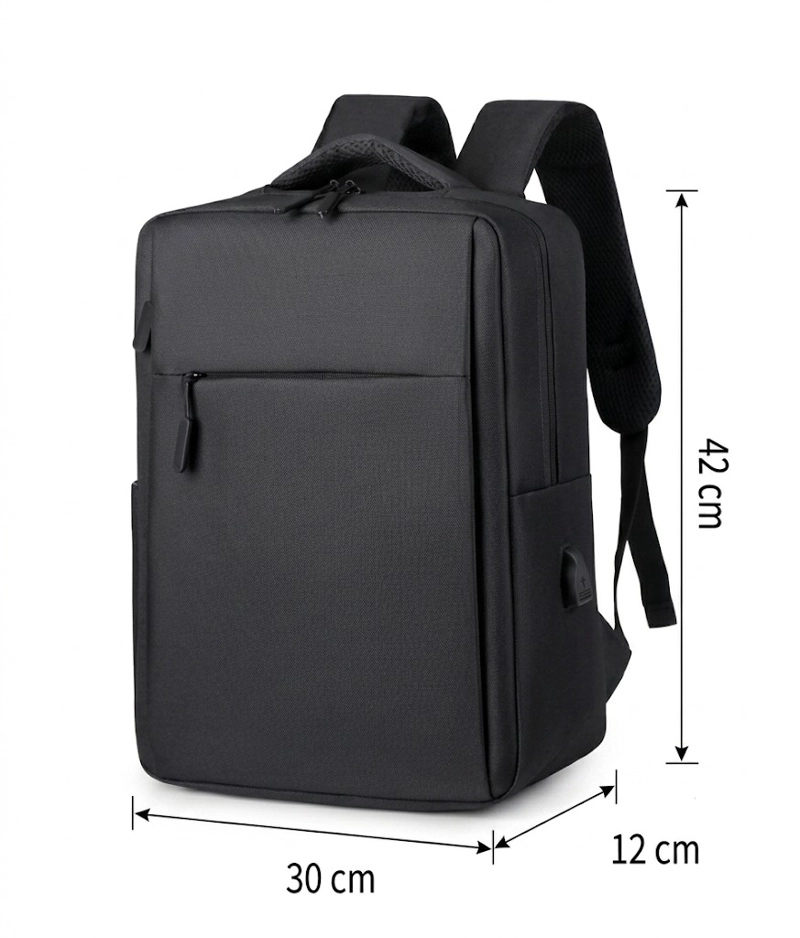 MOCHILA NOTEBOOK IMPERMEABLE PARA PORTATIL CON SALIDA USB - 3