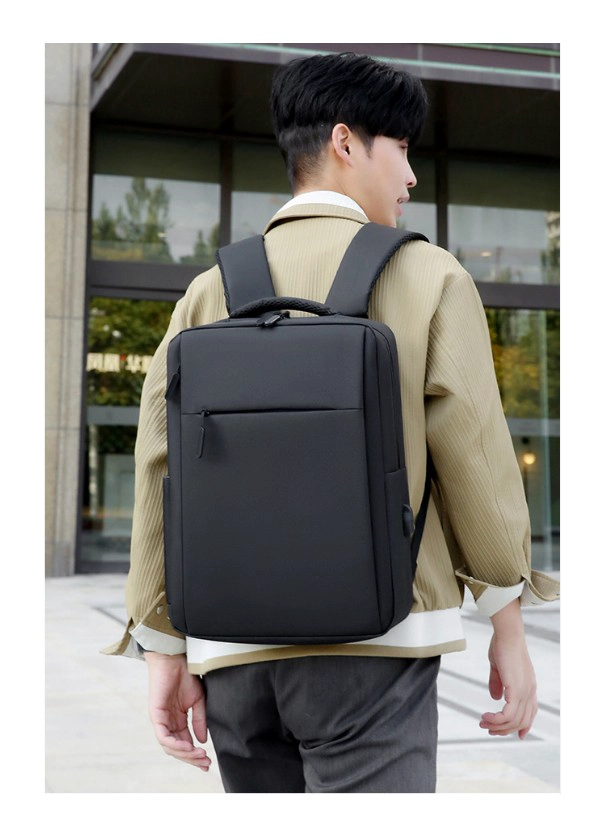 MOCHILA NOTEBOOK IMPERMEABLE PARA PORTATIL CON SALIDA USB - 4