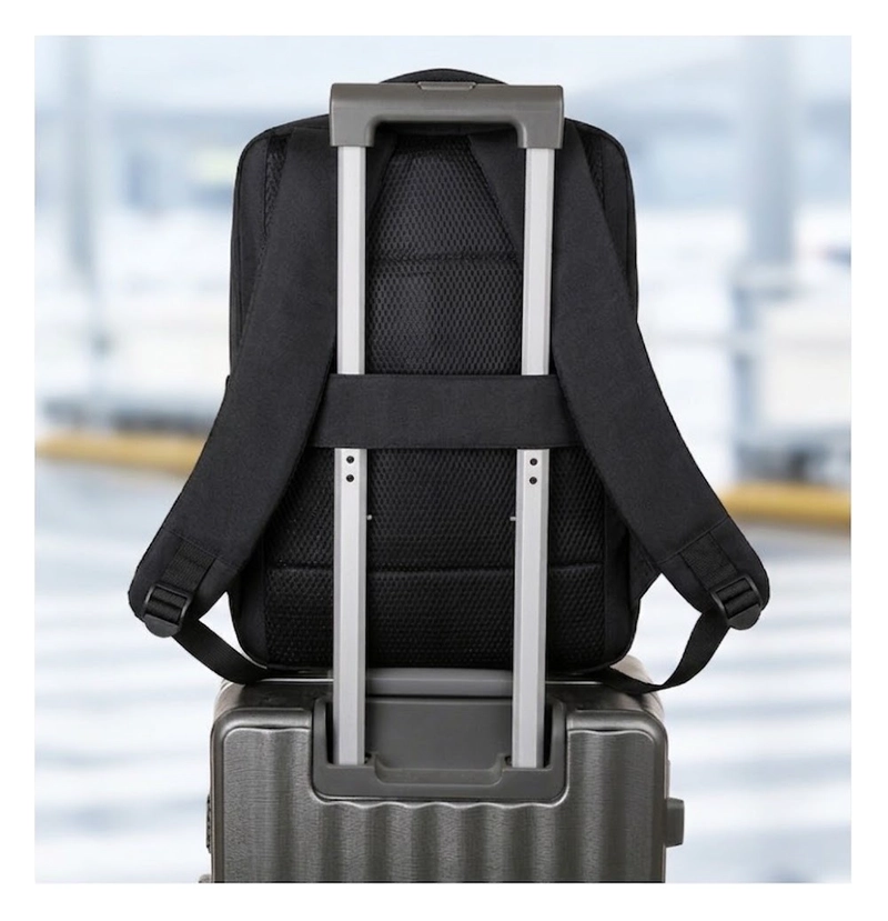 MOCHILA NOTEBOOK IMPERMEABLE PARA PORTATIL CON SALIDA USB - 8