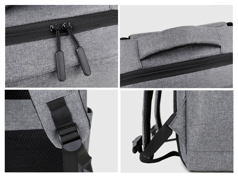 MOCHILA NOTEBOOK IMPERMEABLE PARA PORTATIL CON SALIDA USB - 5