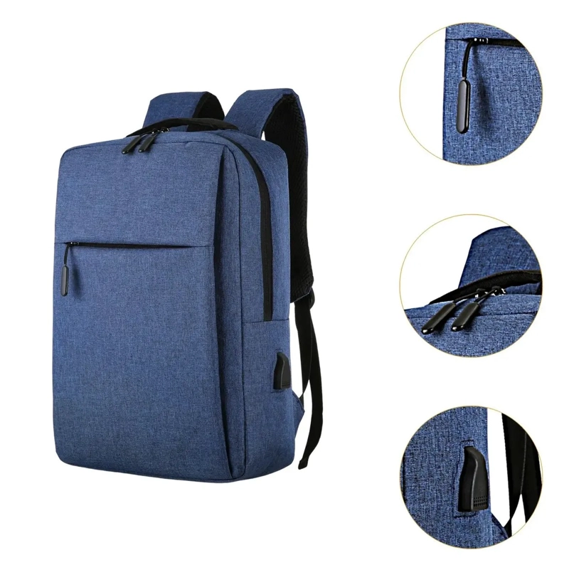 MOCHILA NOTEBOOK IMPERMEABLE PARA PORTATIL CON SALIDA USB - 3
