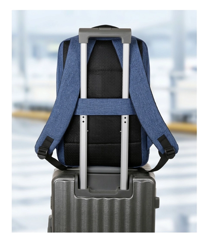 MOCHILA NOTEBOOK IMPERMEABLE PARA PORTATIL CON SALIDA USB - 7