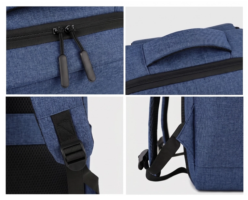 MOCHILA NOTEBOOK IMPERMEABLE PARA PORTATIL CON SALIDA USB - 8