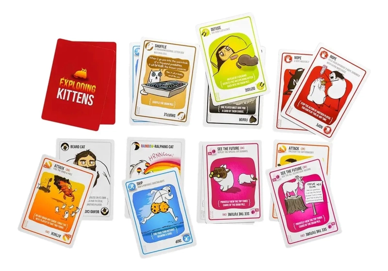 JUEGO DE CARTAS EXPLODING KITTENS IDIOMA ESPAÑOL - 2