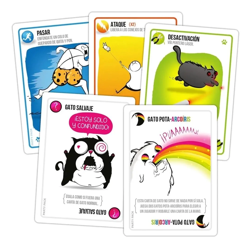 JUEGO DE CARTAS EXPLODING KITTENS IDIOMA ESPAÑOL - 4