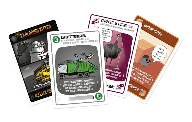 JUEGO DE CARTAS EXPLODING KITTENS BIEN CONTRA EL MAL IDIOMA ESPAÑOL - 3