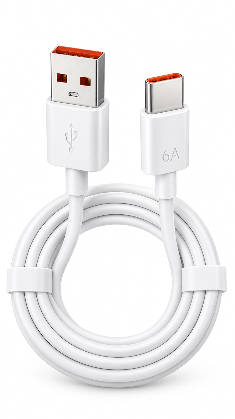 CABLE DE DATOS USB A C COLOR BLANCO - 1