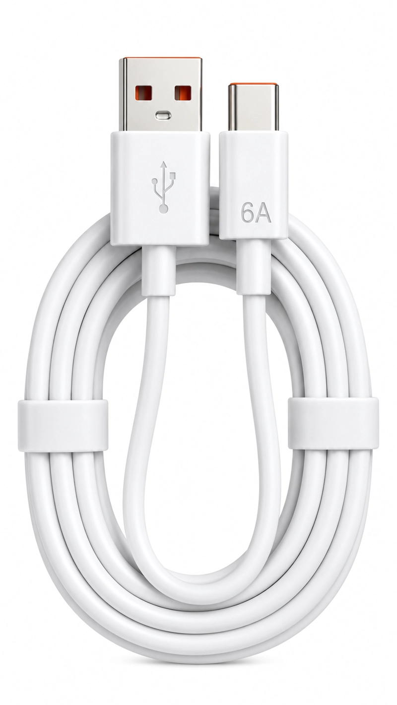 CABLE DE DATOS USB A C COLOR BLANCO - 2