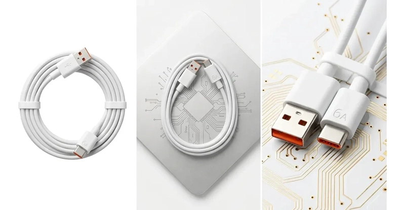 CABLE DE DATOS USB A C COLOR BLANCO - 6