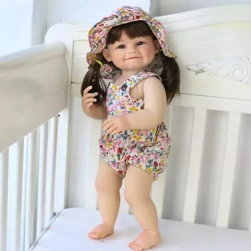 MUÑECA BEBÉ REBORN REALISTA DE SILICONA - 5