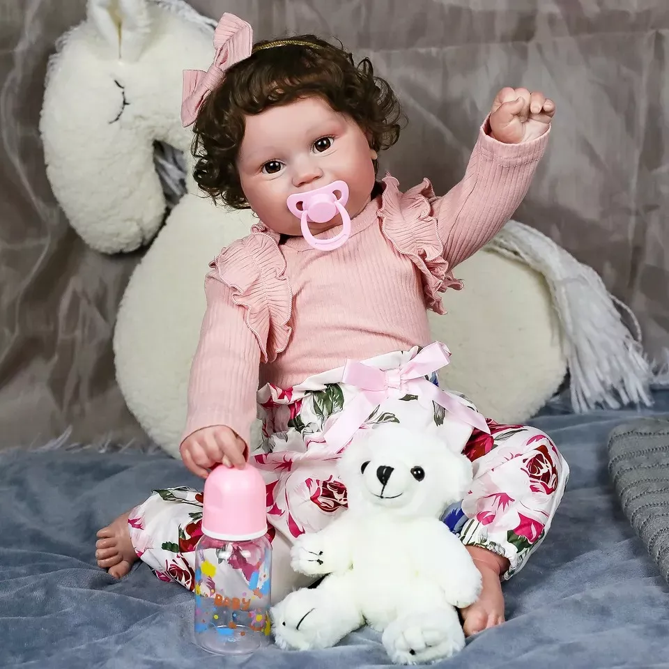 MUÑECA BEBÉ REBORN REALISTA DE SILICONA Y ALGODÓN - 3
