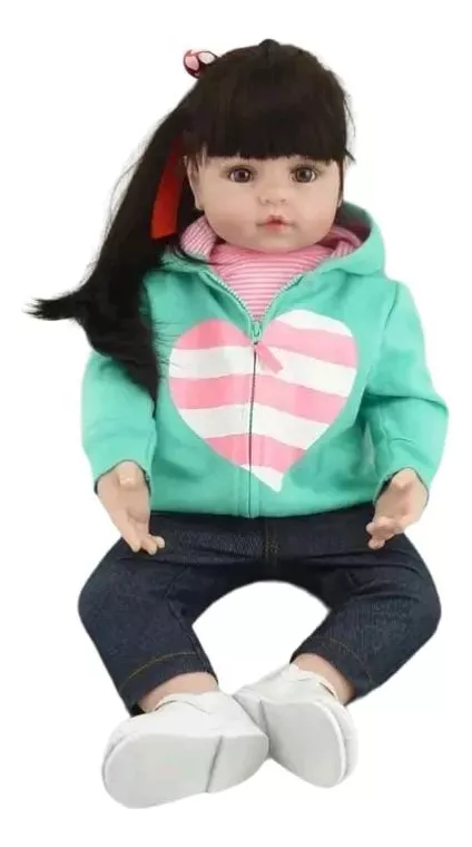 MUÑECA BEBÉ REBORN REALISTA DE SILICONA - 1