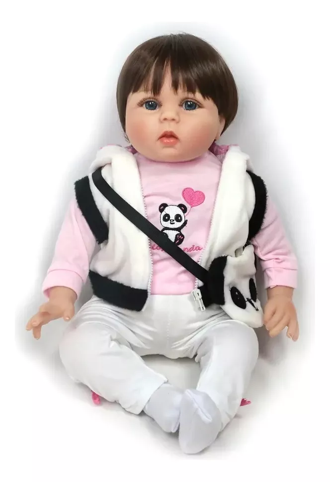 MUÑECA BEBÉ REBORN REALISTA DE SILICONA Y ALGODÓN - 1