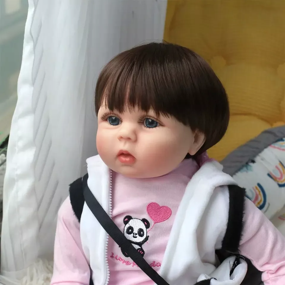 MUÑECA BEBÉ REBORN REALISTA DE SILICONA Y ALGODÓN - 2
