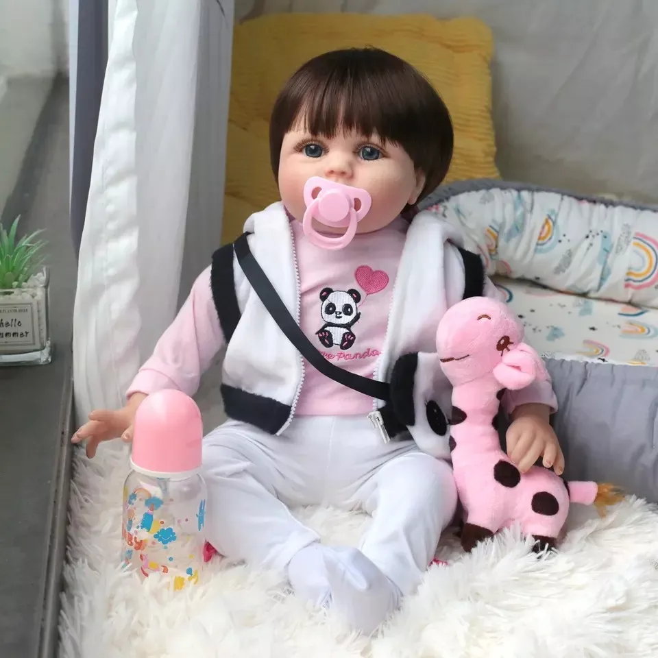 MUÑECA BEBÉ REBORN REALISTA DE SILICONA Y ALGODÓN - 3