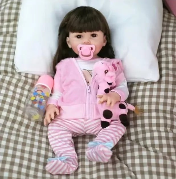 MUÑECA BEBÉ REBORN REALISTA DE SILICONA - 4