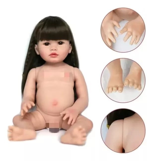 MUÑECA BEBÉ REBORN REALISTA DE SILICONA - 5