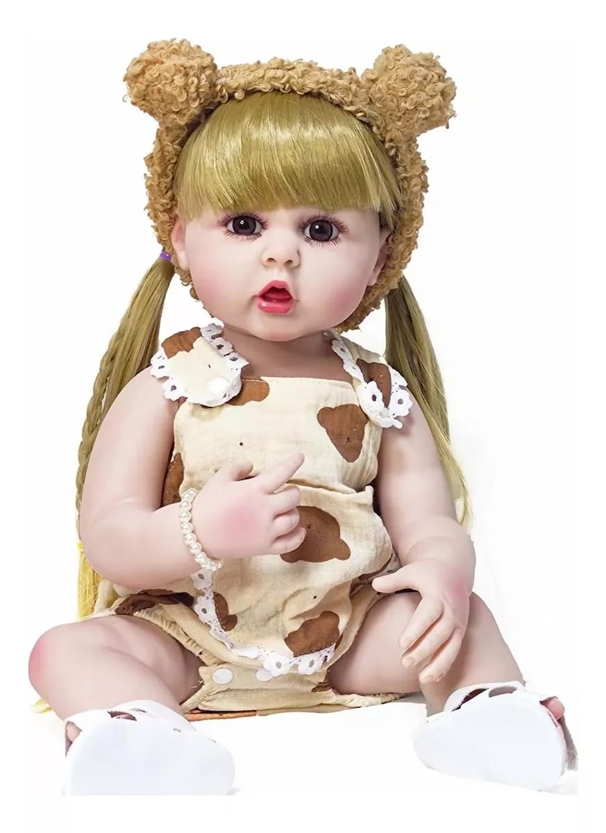 MUÑECA BEBÉ REBORN REALISTA DE SILICONA. - 1