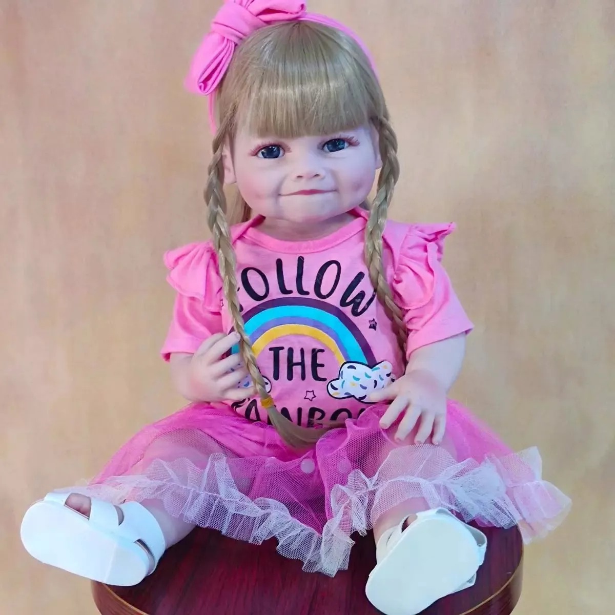 MUÑECA BEBÉ REBORN REALISTA CUERPO DE SILICONA - 2