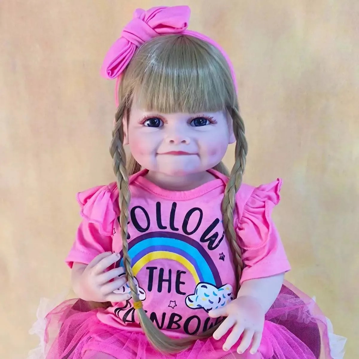 MUÑECA BEBÉ REBORN REALISTA CUERPO DE SILICONA - 6