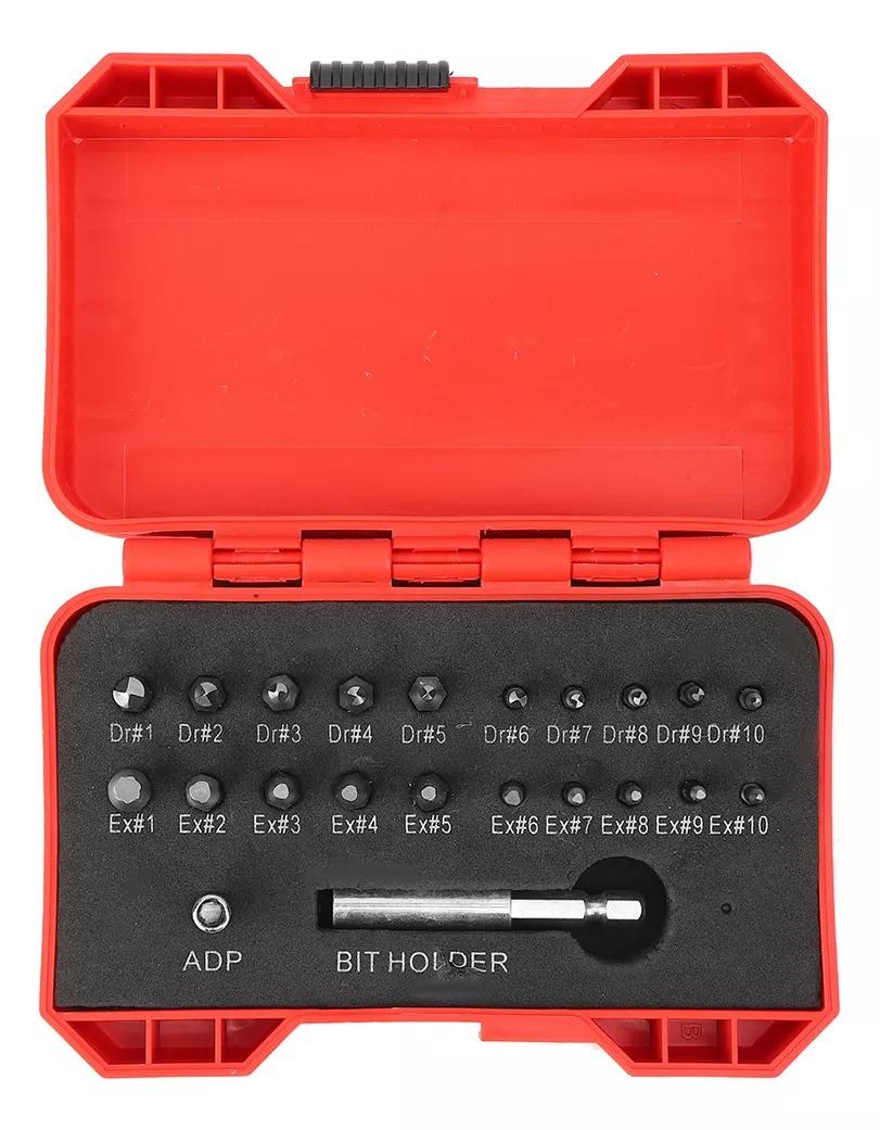 EXTRACTOR DE TORNILLOS DE EXTRACCIÓN 22 PIEZAS - 3