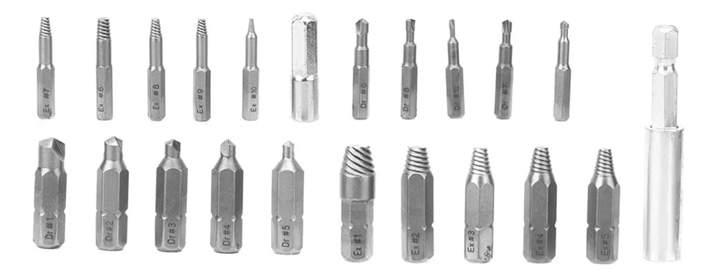 EXTRACTOR DE TORNILLOS DE EXTRACCIÓN 22 PIEZAS - 6