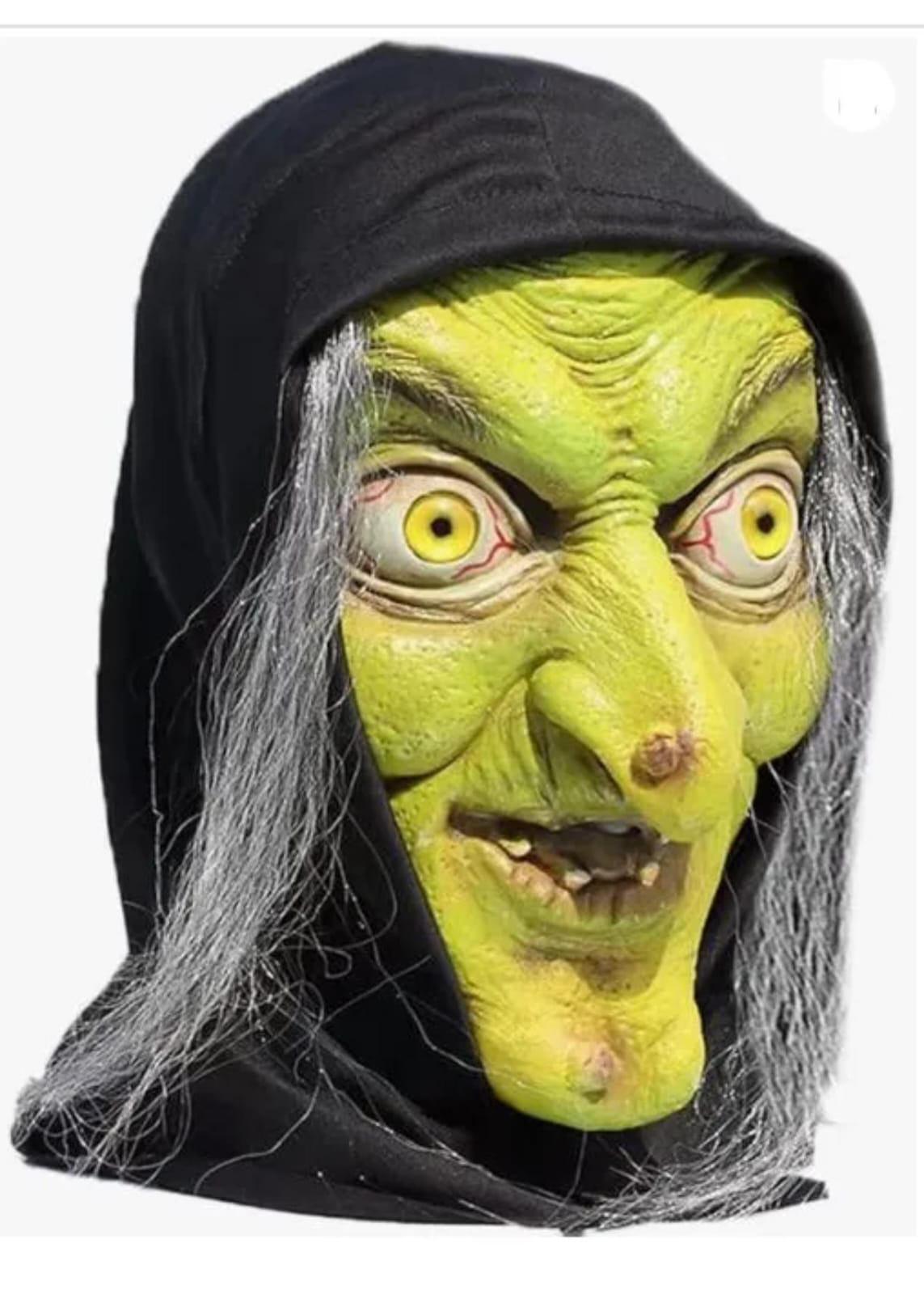 MÁSCARA HALLOWEEN BRUJA TERROR - 1