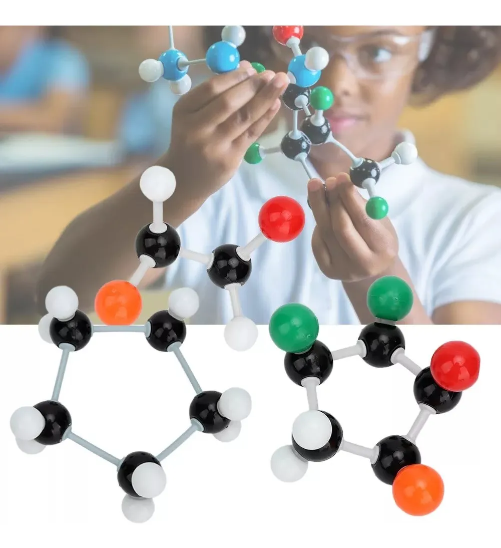 KIT DE ESTRUCTURA INORGÁNICA ORGÁNICA MOLECULAR DE 240 PIEZA - 3