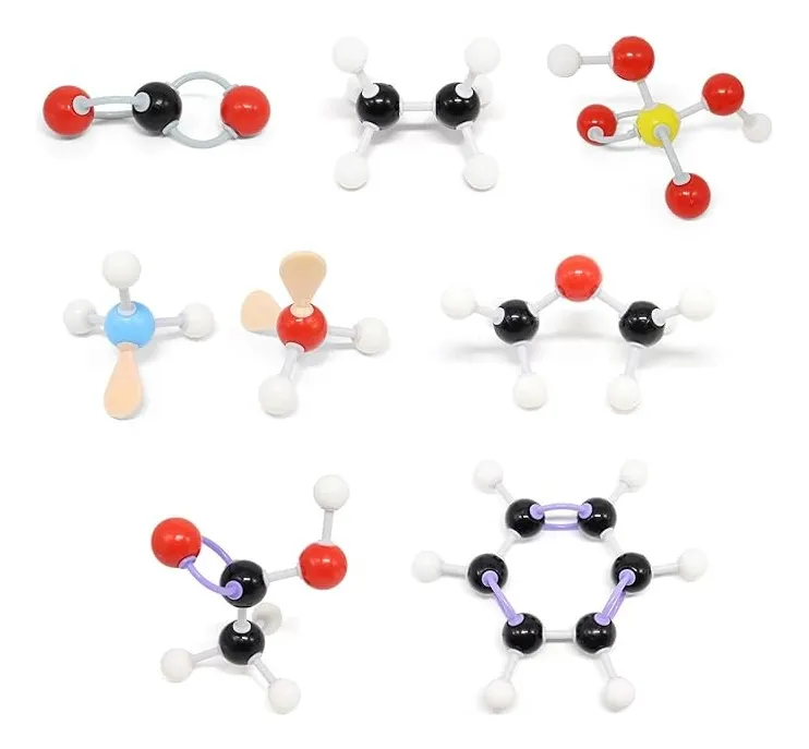 KIT DE ESTRUCTURA INORGÁNICA ORGÁNICA MOLECULAR DE 240 PIEZA - 5