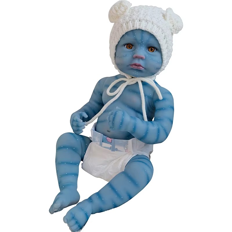 MUÑECA REBORN DE 50 CM, TONO DE PIEL AVATAR, NIÑA - 1