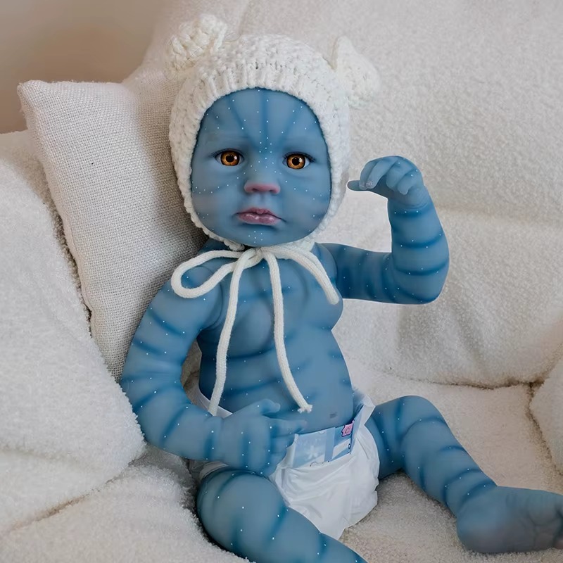 MUÑECA REBORN DE 50 CM, TONO DE PIEL AVATAR, NIÑA - 3