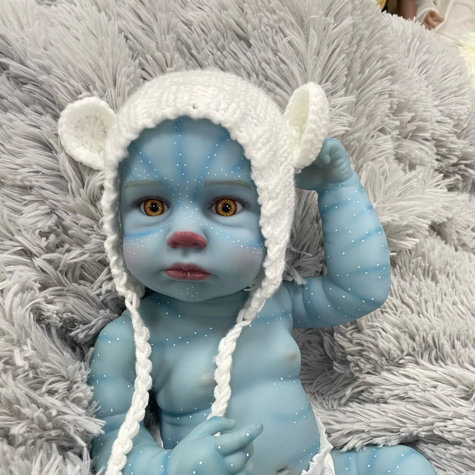 MUÑECA REBORN DE 50 CM, TONO DE PIEL AVATAR, NIÑA - 4