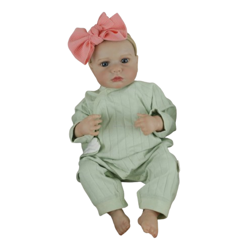 BEBE  REBORN 48CM CUERPO VINILO DE SILICONA - 1