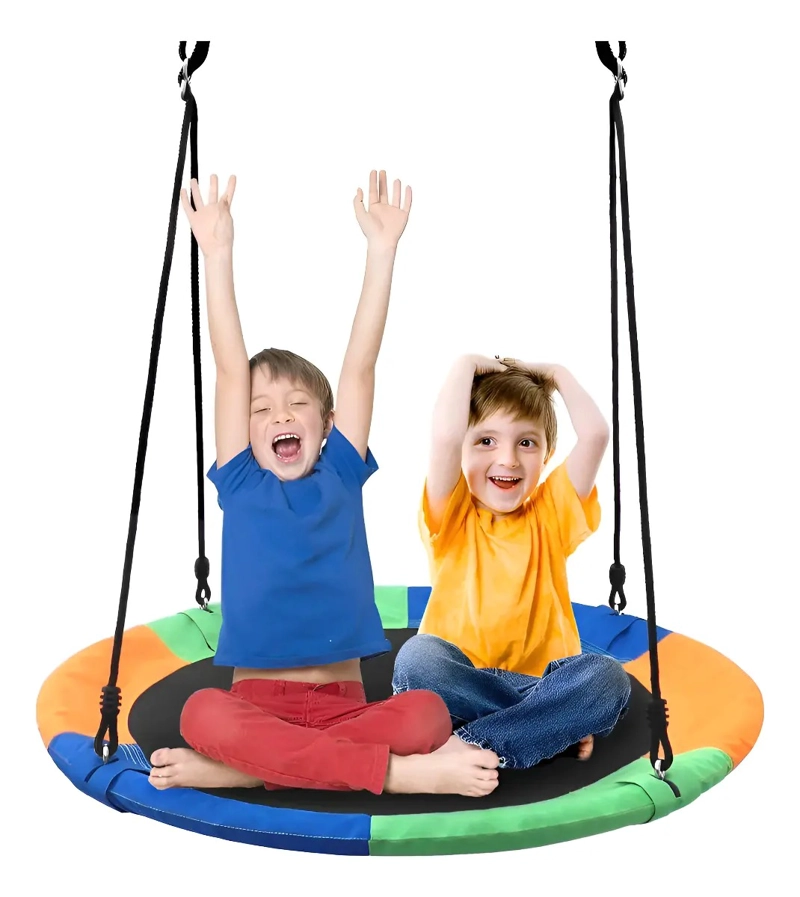 COLUMPIO MECEDOR MULTICOLOR CIRCULAR VESTIBULADOR TEA 100CM - 1