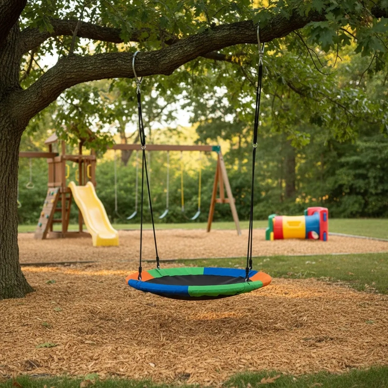 COLUMPIO MECEDOR MULTICOLOR CIRCULAR VESTIBULADOR TEA 100CM - 3