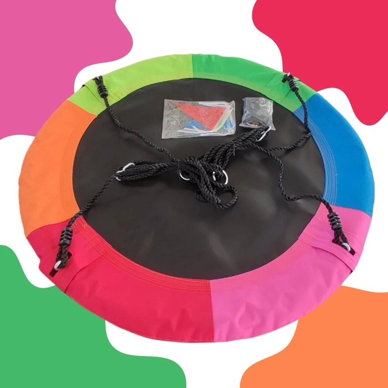COLUMPIO MECEDOR MULTICOLOR CIRCULAR VESTIBULADOR TEA 100CM - 7
