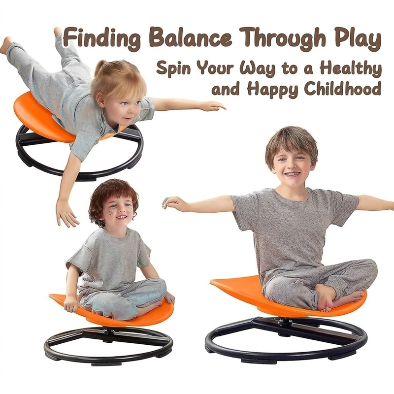 SILLA GIRATORIA 360° SENSORIAL NIÑOS AUTISMO TEA REGULACION - 2
