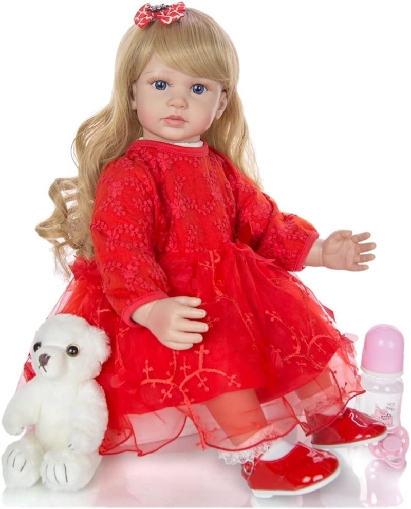 MUÑECA BEBE  REBORN REALISTA DE SILICONA 55 CM - 2