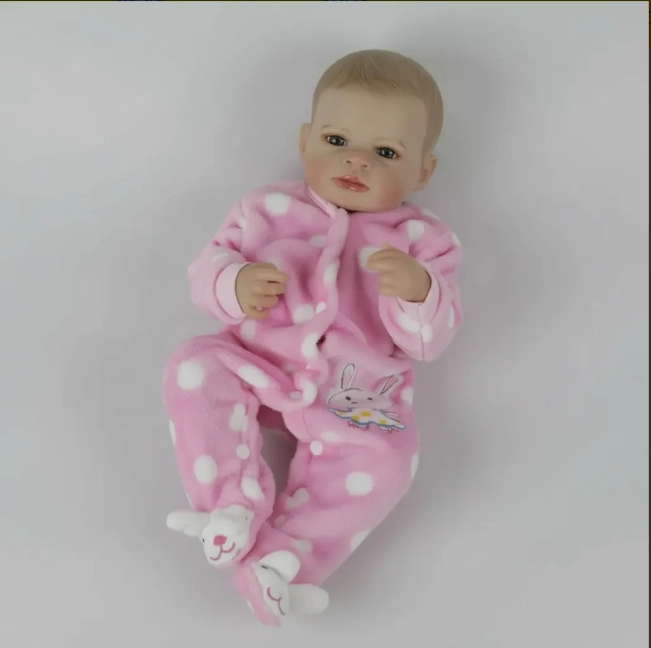 MUÑECA REBORN DE 48 CM VINILO SILICONA NIÑA - 4